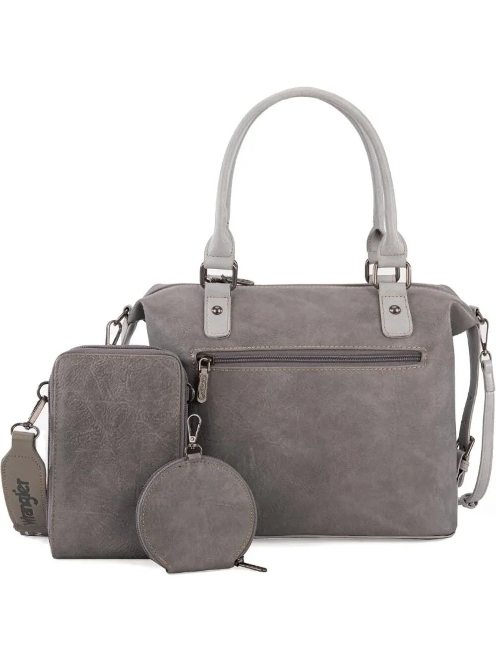 Stylish 3-Piece Women's Doctor Bag Set - Top-Handle Satchel, Cell Phone Bag